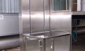 Outdoor stainless steel disabled access lift