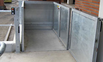 Stainless steel access lift
