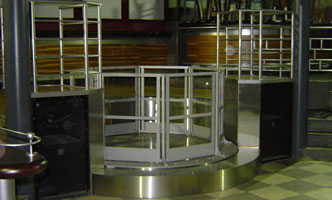 Stainless steel disabled and wheelchair lift