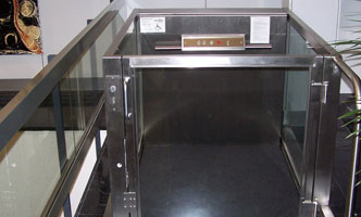 Stainless steel wheelchair lift